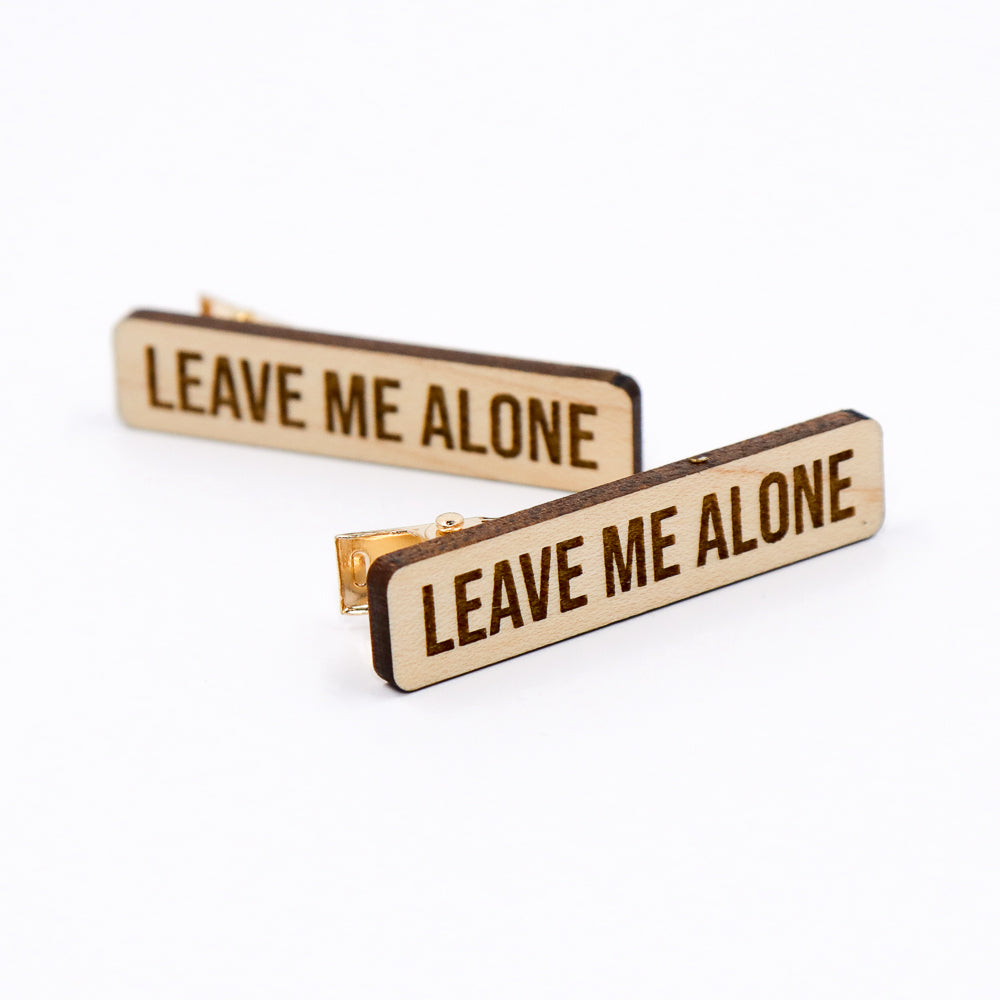 Feminist Hair Clip Set - Choose Your Saying