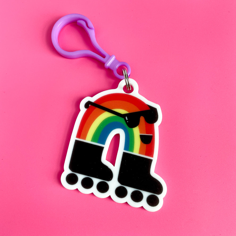 Blading on Sunshine Keychain