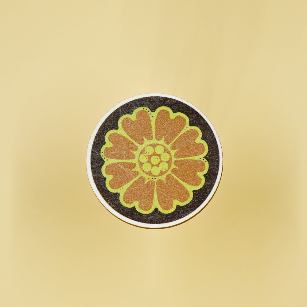 White Lotus Wooden Pin