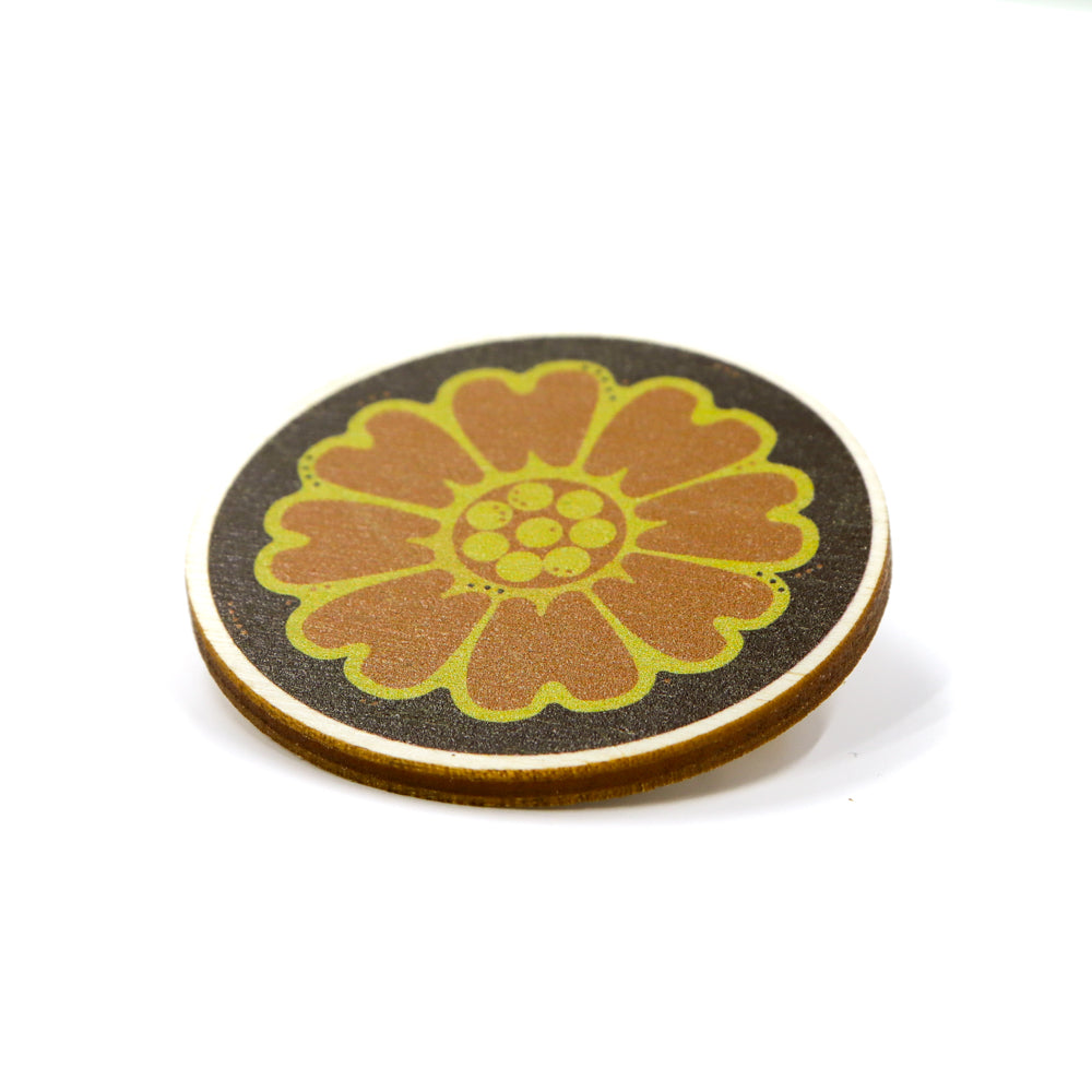 White Lotus Wooden Pin