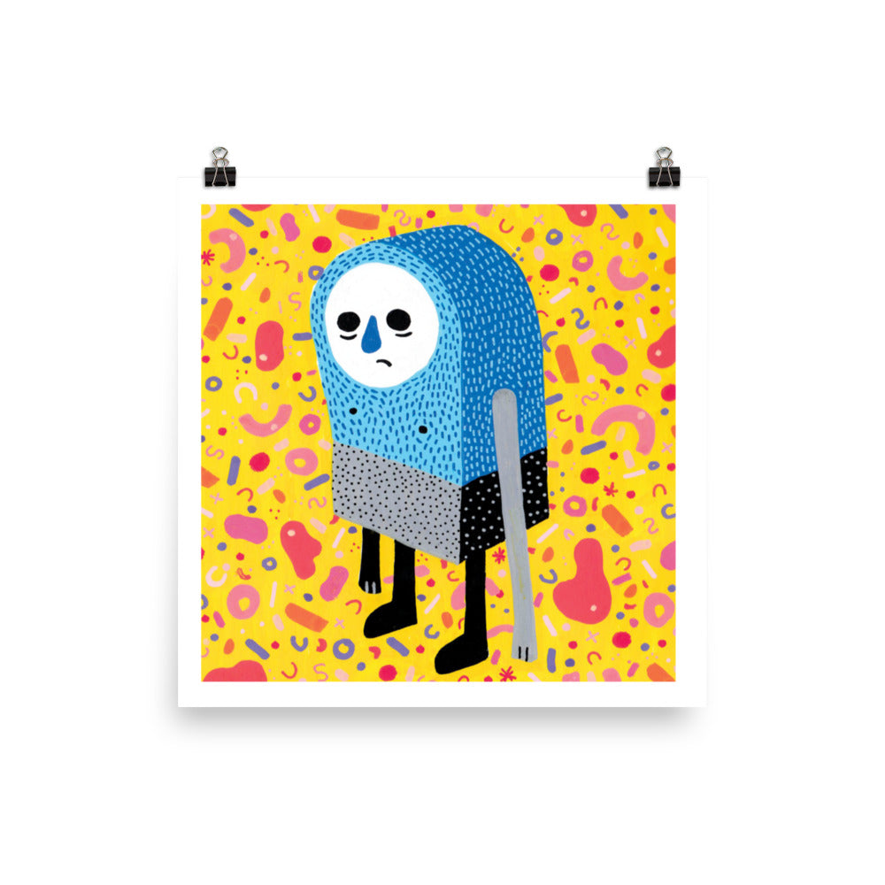 "James the Sad Dude" Print