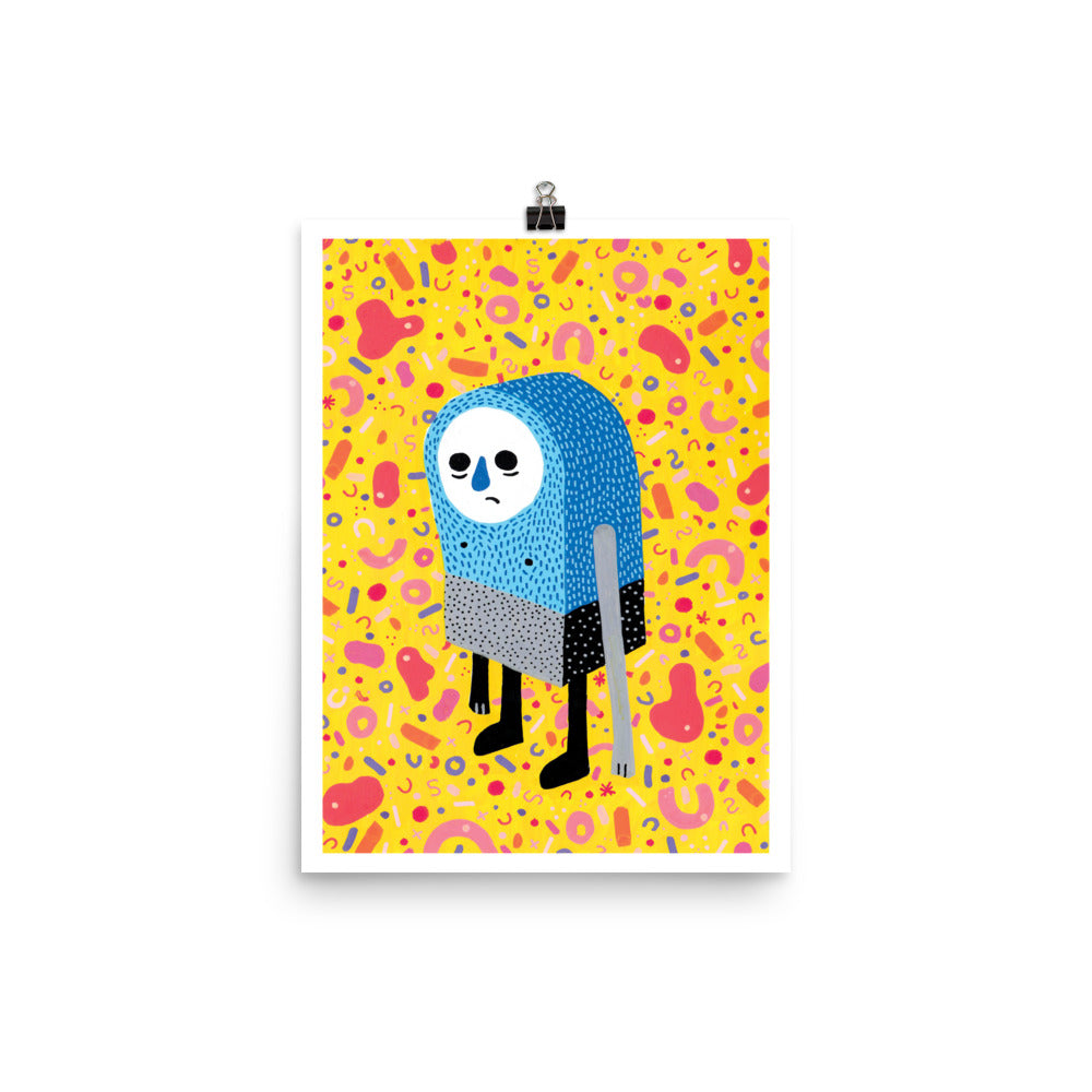 "James the Sad Dude" Print