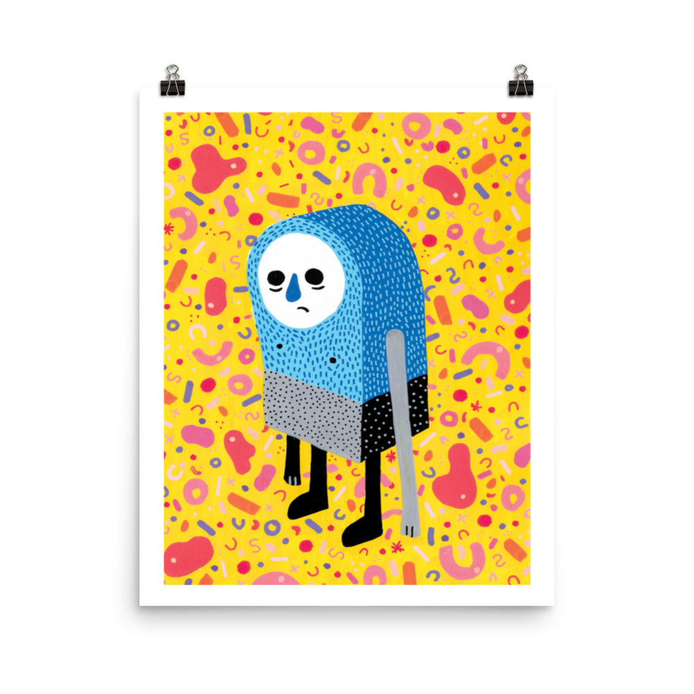 "James the Sad Dude" Print