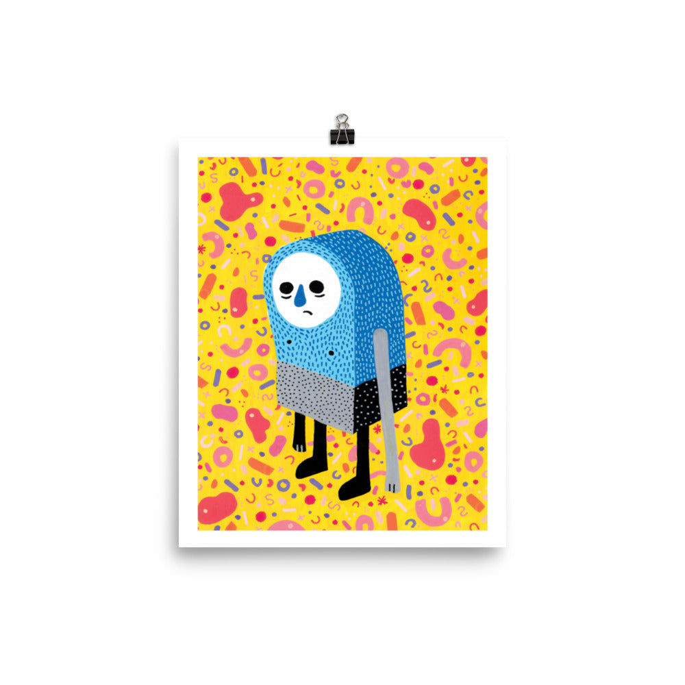 "James the Sad Dude" Print