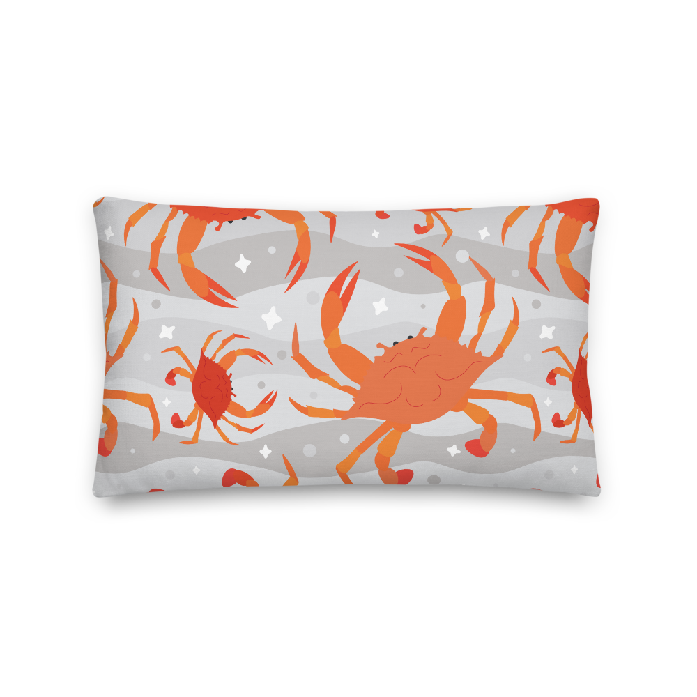 Cooked Crabs Pillow