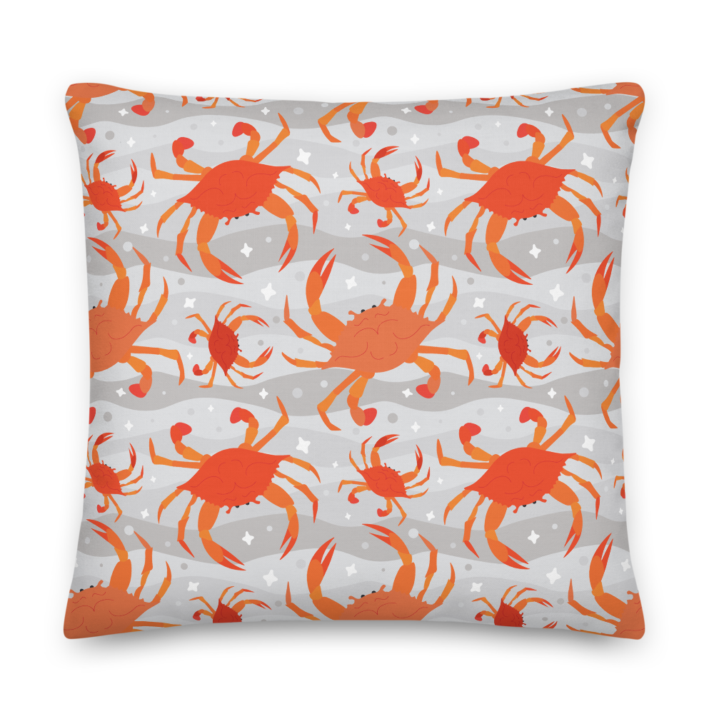 Cooked Crabs Pillow