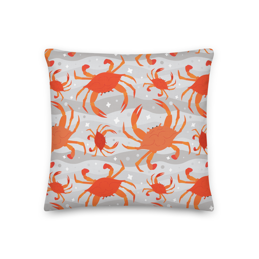 Cooked Crabs Pillow