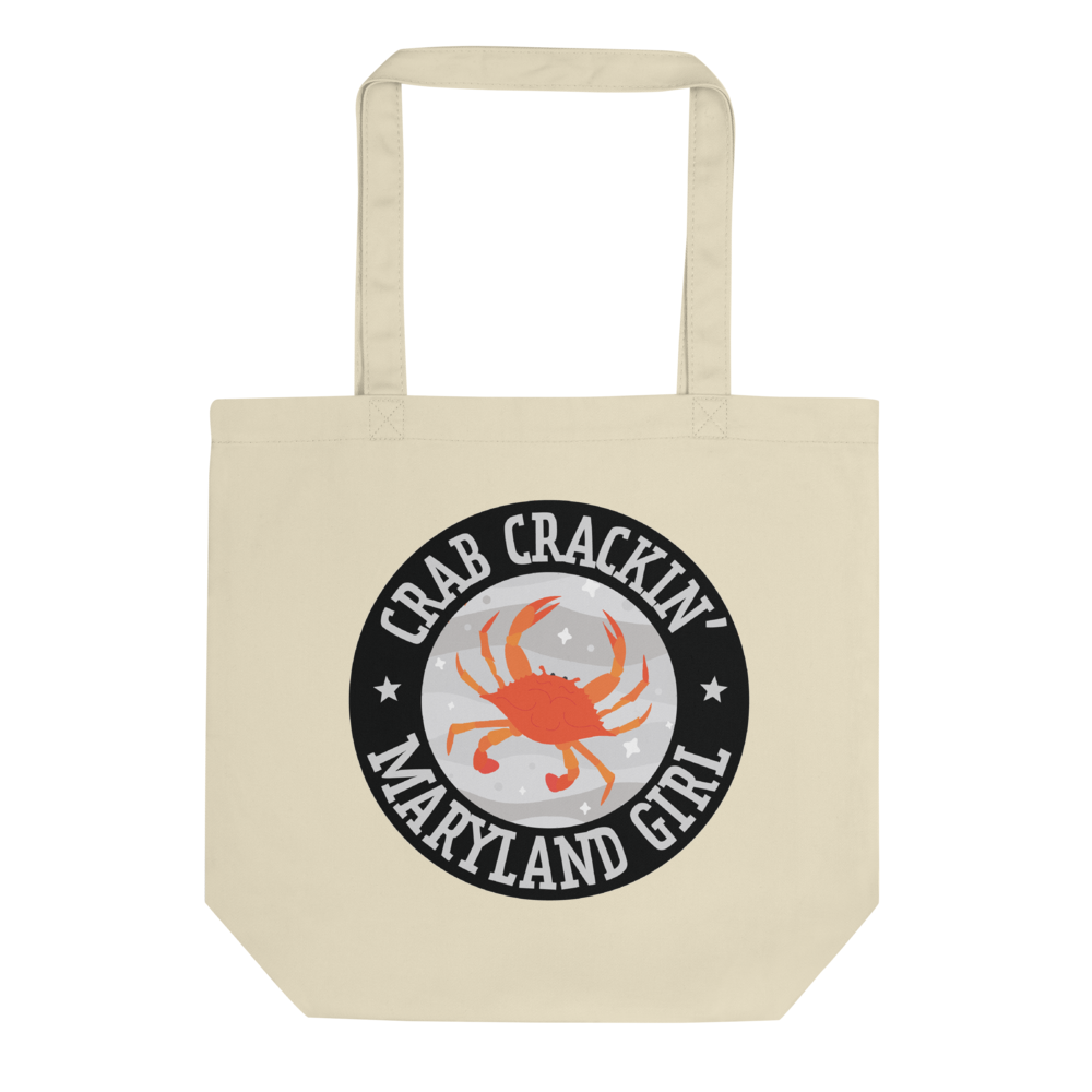 Crab Crackin' Maryland Girl Eco Tote Bag