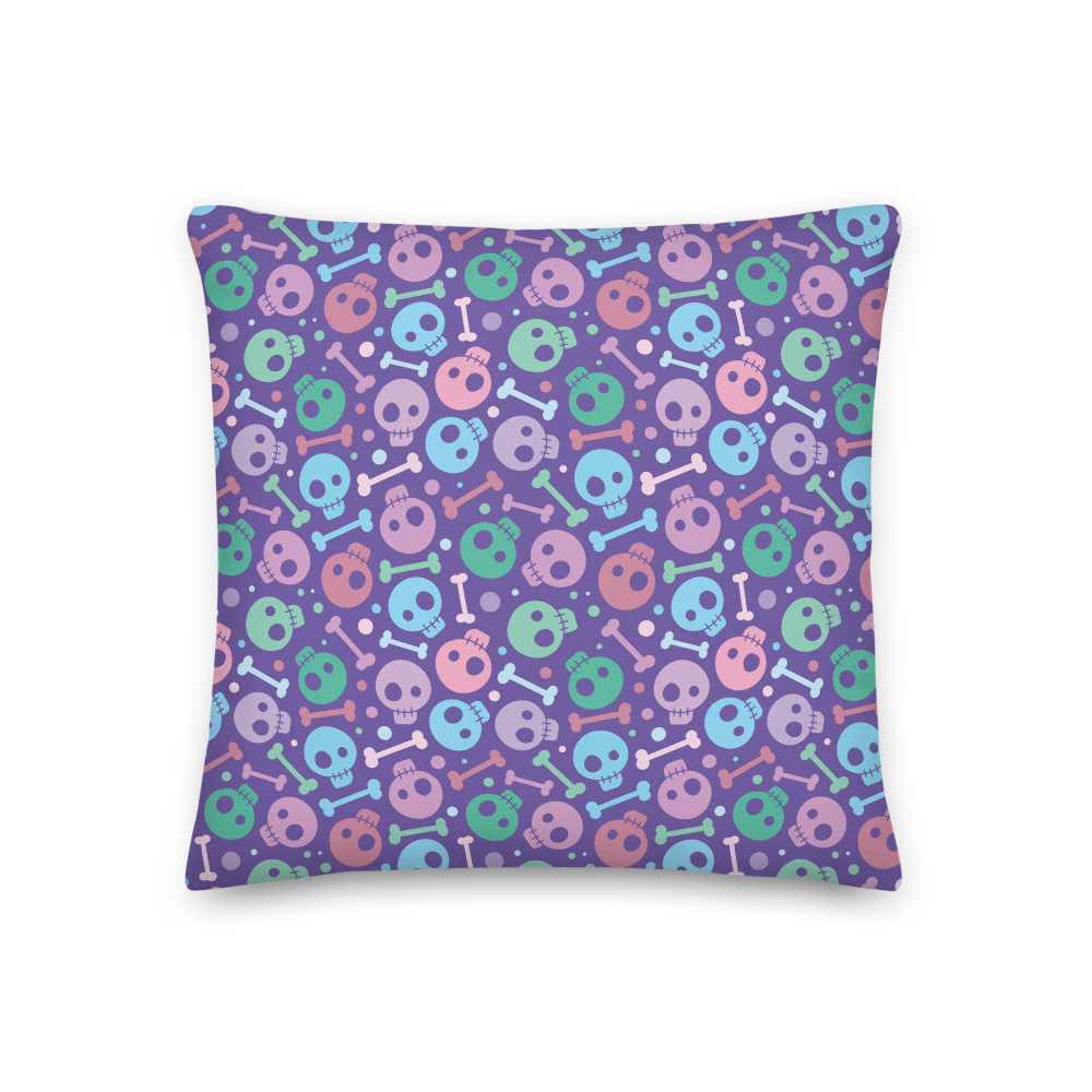 Vapor Graveyard Scene Pillow