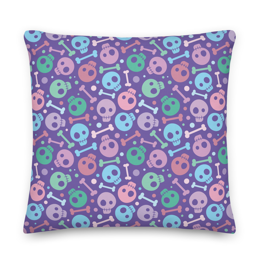 Vapor Graveyard Scene Pillow