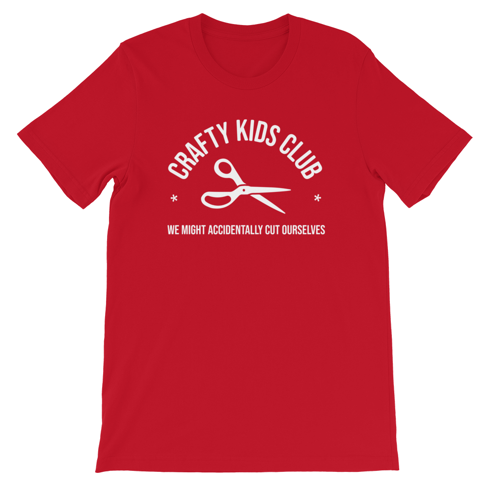 Crafty Kids Club T-Shirt (adult sizes)
