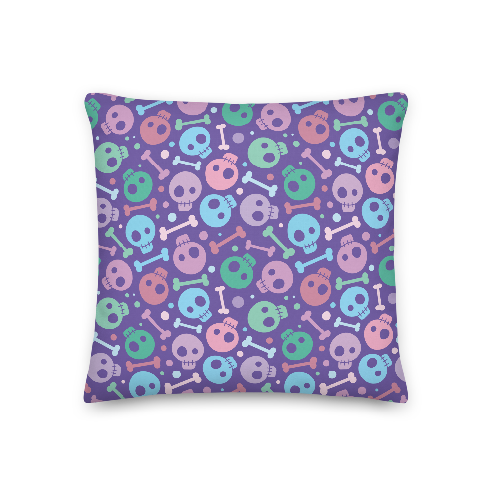Vapor Graveyard Scene Pillow