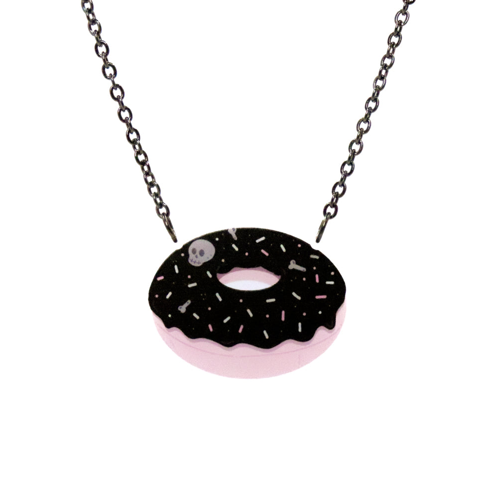 Goth Donut Necklace
