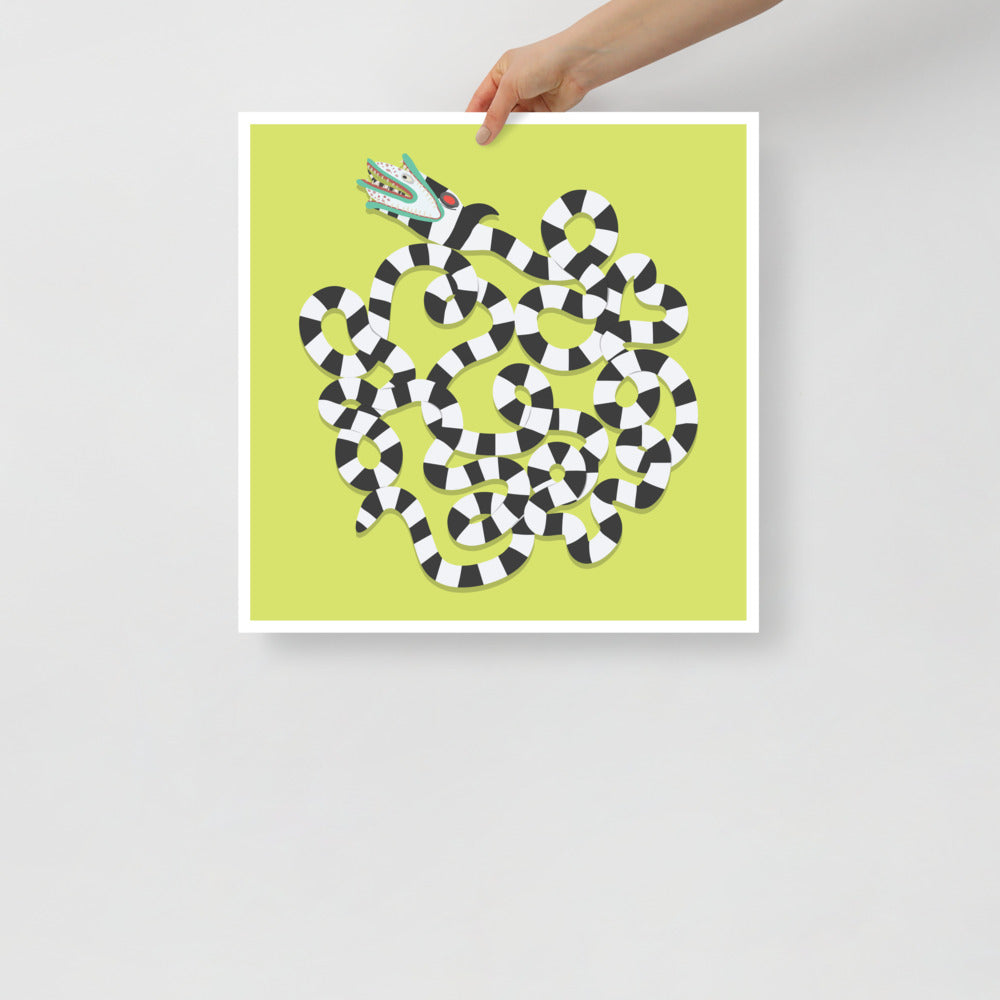 Sandworm Maze Print