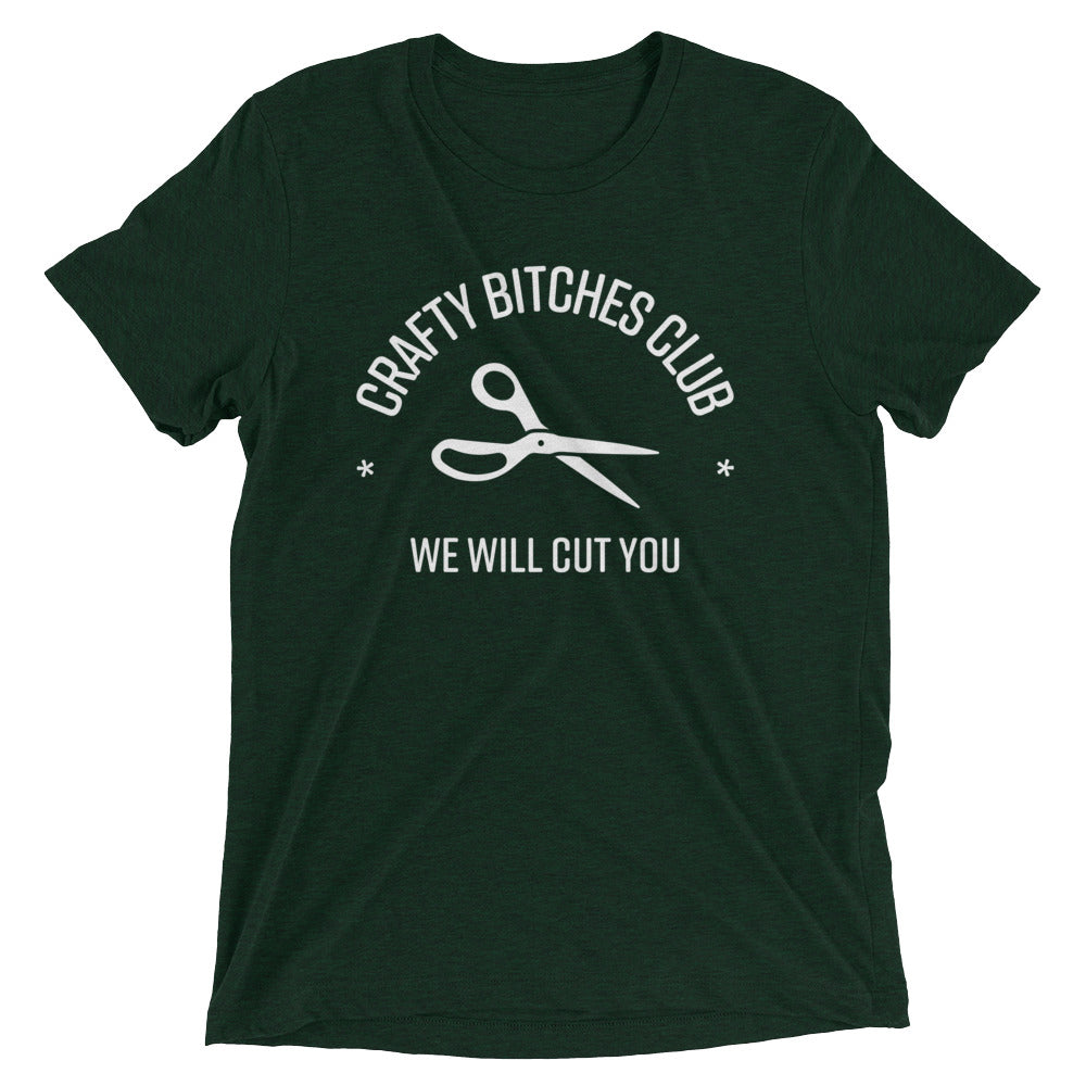 Crafty Bitches Club Tri-Blend Tshirt