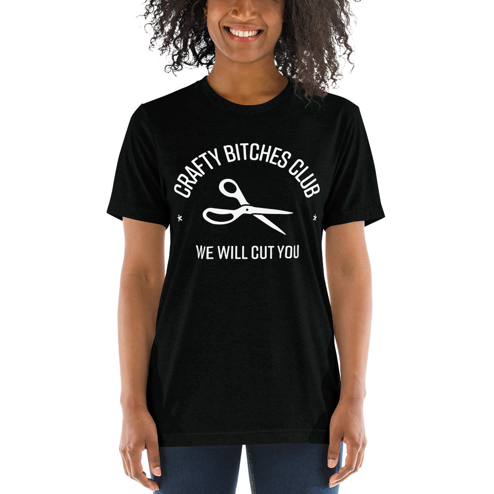 Crafty Bitches Club Tri-Blend Tshirt