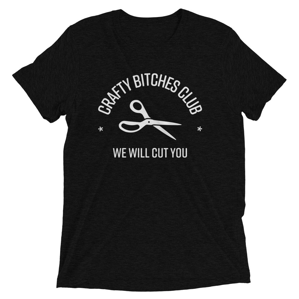 Crafty Bitches Club Tri-Blend Tshirt