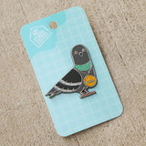 "The Pigeon Who Really Tried" Hard Enamel Pin