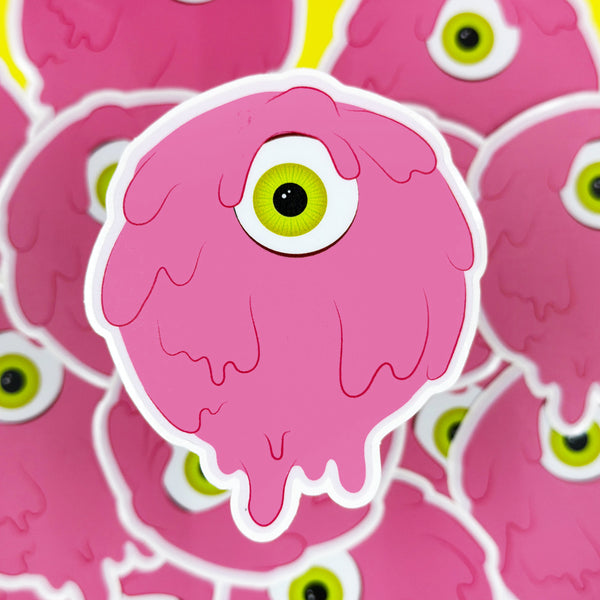 Slime Monster Vinyl Sticker