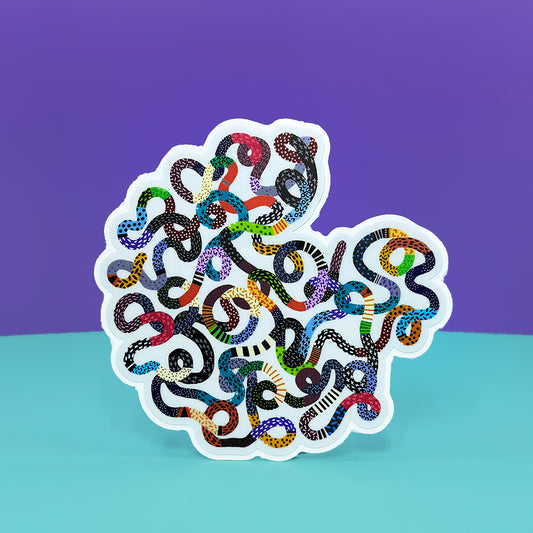 Squiggle "Moody" Vinyl Sticker