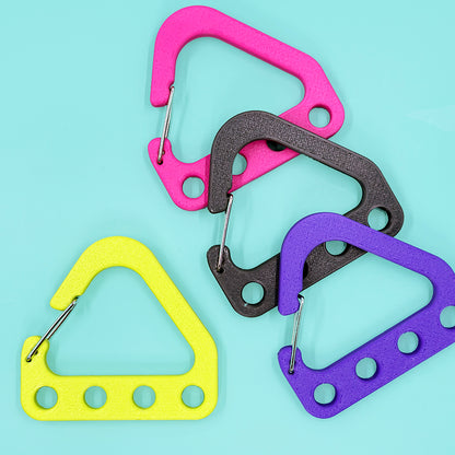 Keychain Collector Carabiner - Bright Pink