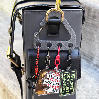 Keychain Collector Carabiner - Dark Grey