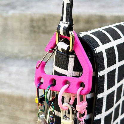 Keychain Collector Carabiner - Bright Pink
