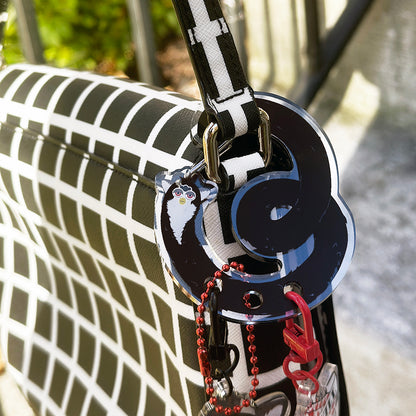 Long Creepy Fuzzball Acrylic Carabiner