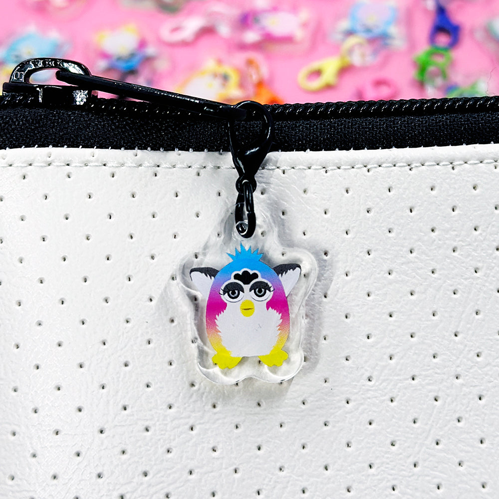 Blind Bag Fuzzball Zipper Charm