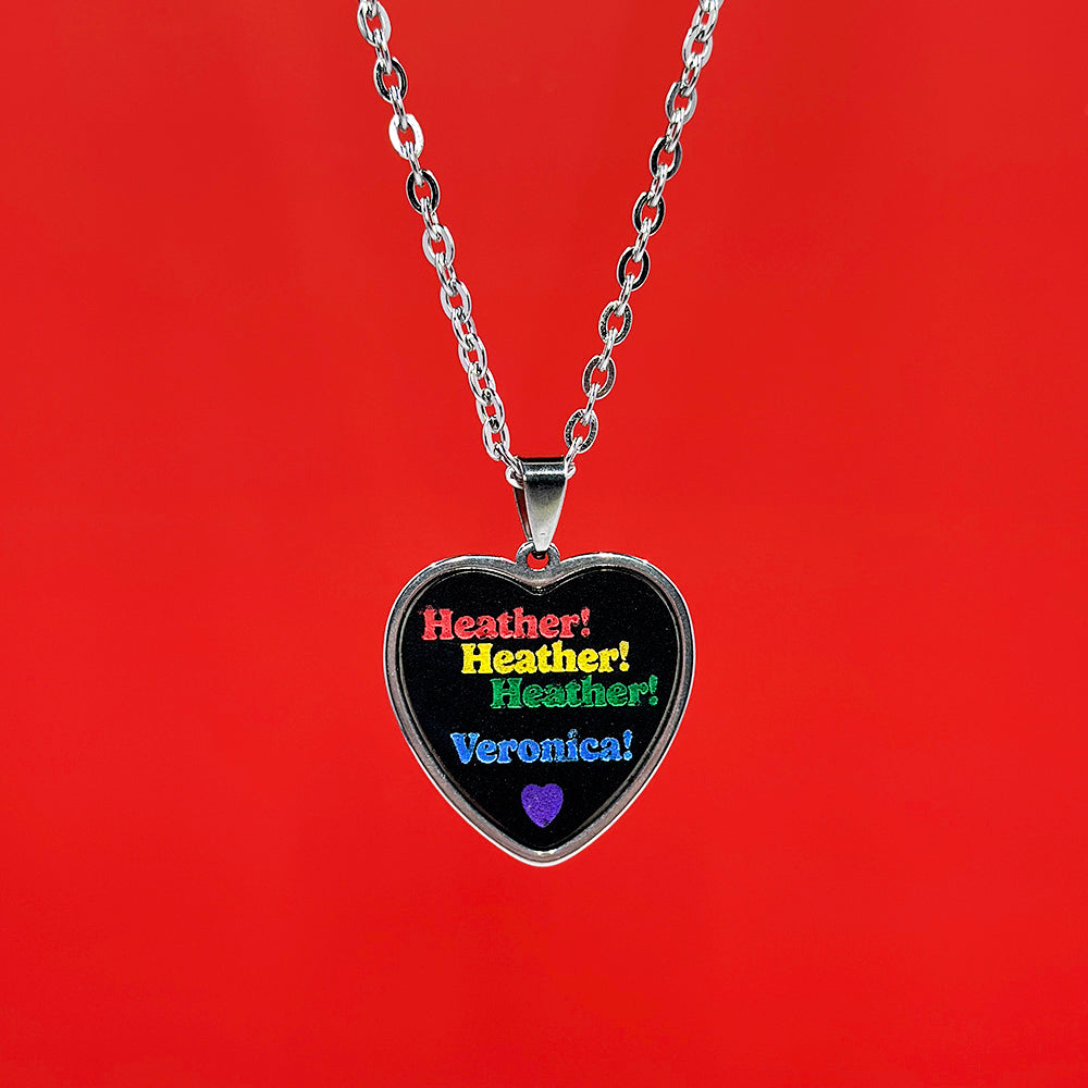 Heather & Veronica - Acrylic and Metal Necklace
