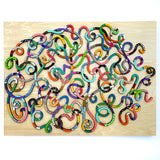 "A Bit Fragile" Squiggle Painting