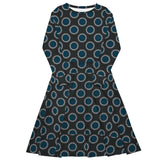 "The Gate" long sleeve midi dress