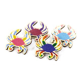 Pride Crab Wooden Pins