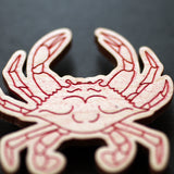 Painted Crab Brooch #003