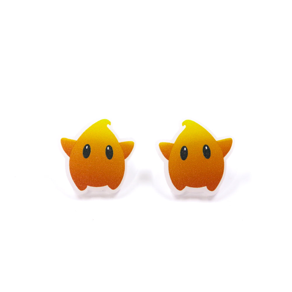 "Special Star" Stud Earrings in Orange
