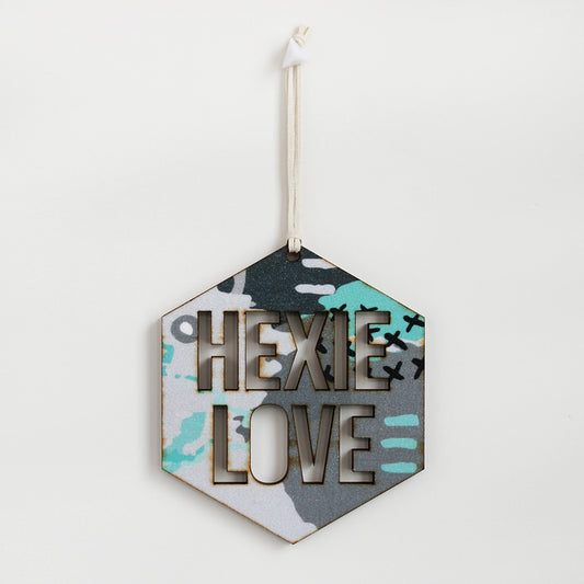 Hexie Love Wall Hanging - Abstract Experiment #001