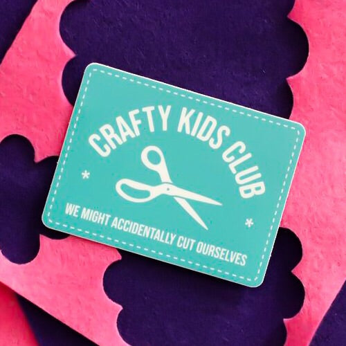 Crafty Kids Club Vinyl Sticker