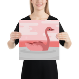 Pink Swan Photo Quality Print