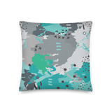 Abstract Experiment #001 Pillow