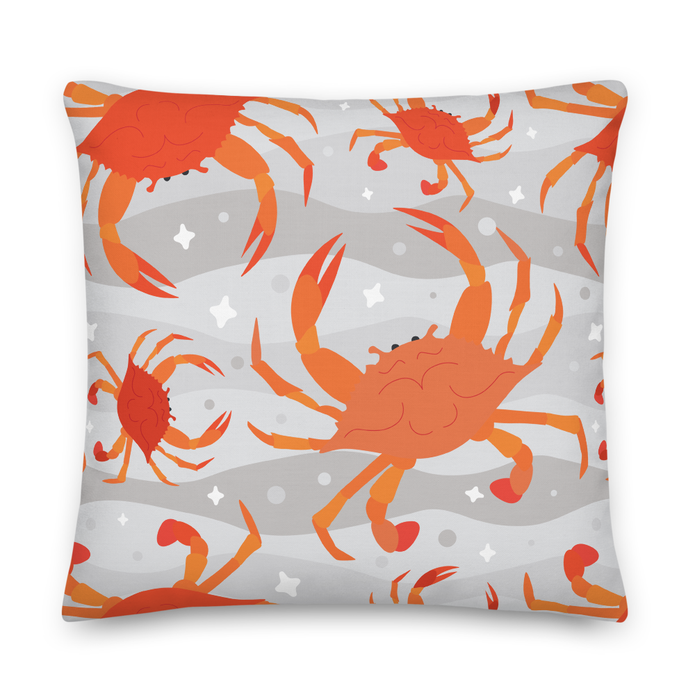 Cooked Crabs Pillow