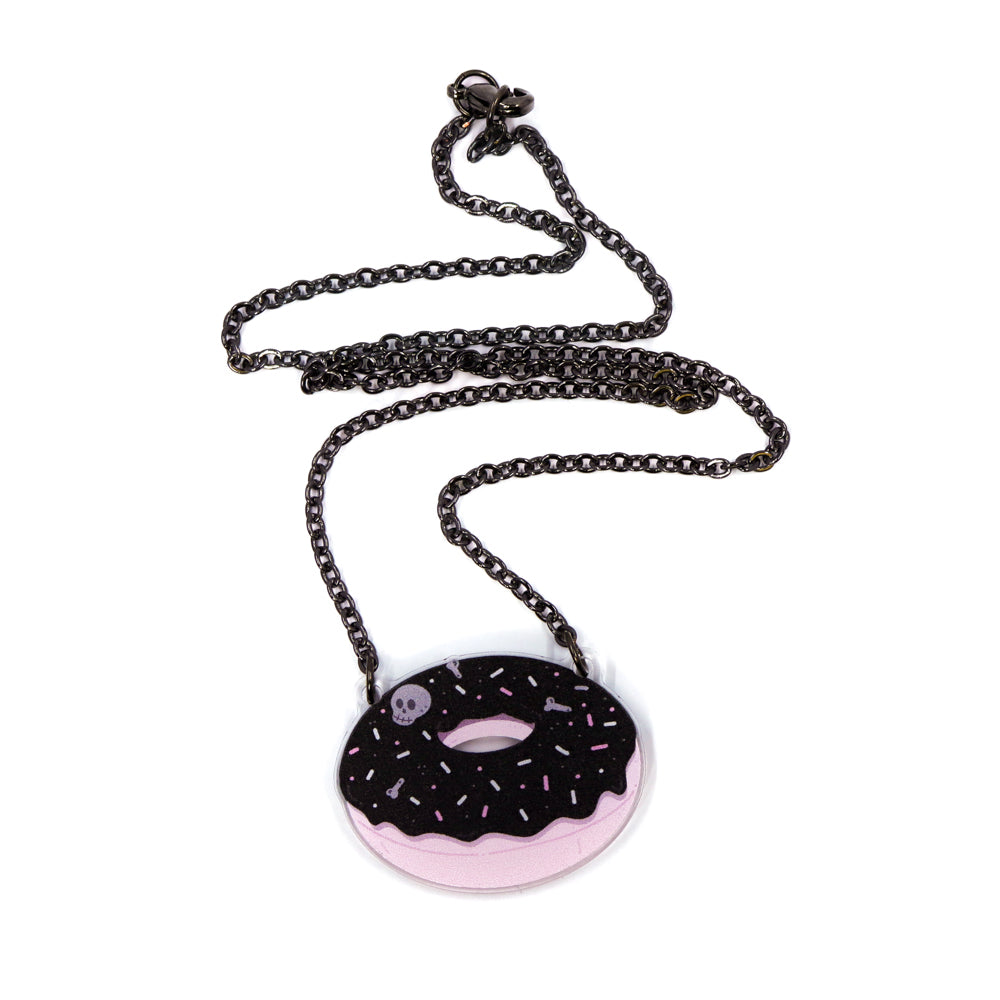Goth Donut Necklace