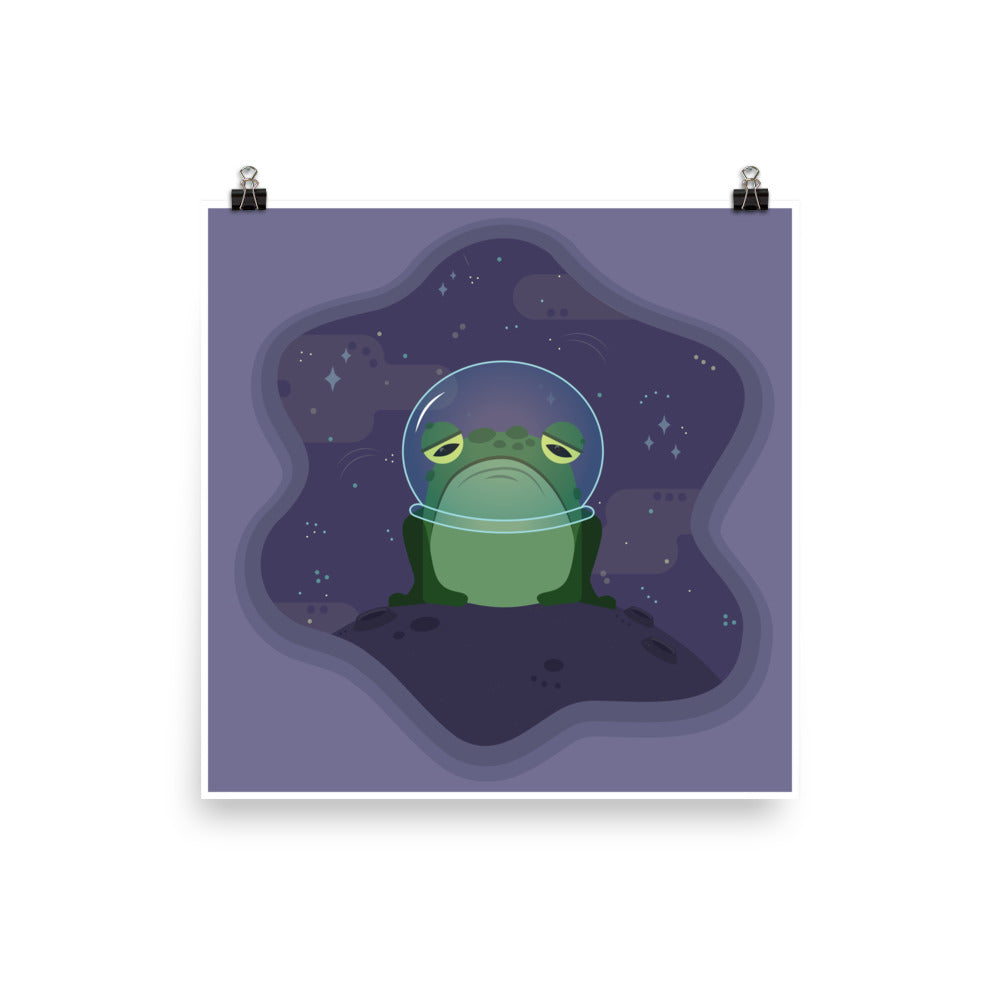 Discontent Space Toad Print