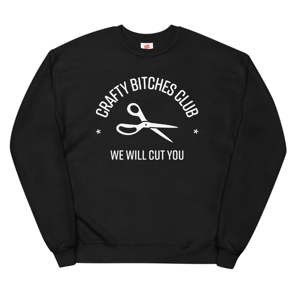 Crafty Bitches Club Crew Neck Sweatshirt